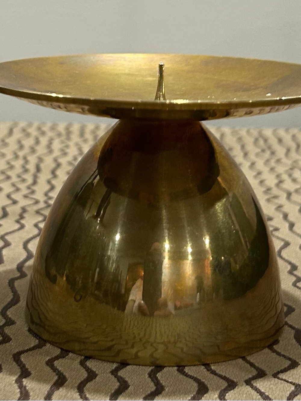 Studio Nova Brass Candle Holder - Gold Finish
